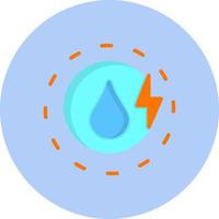 Hydro Power Vector Icon Design