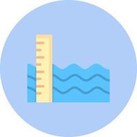 Sea level Vector Icon Design