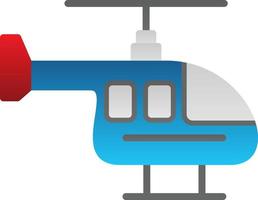 Helicopter Vector Icon Design