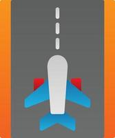 Runway Vector Icon Design