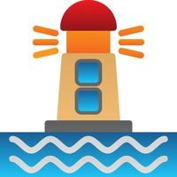 Lighthouse Vector Icon Design