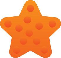 Starfish Vector Icon Design