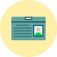 Student Card Vector Icon