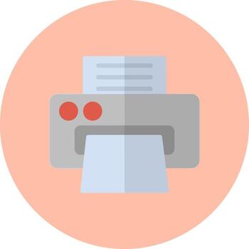 icono de vector de impresora
