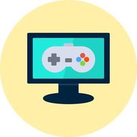 icono de vector de controlador de juego