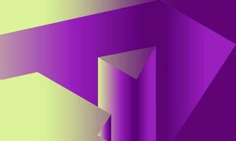 abstract gradient purple letter a shapes background vector