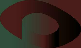 gradient abstract black background letter o shapes vector