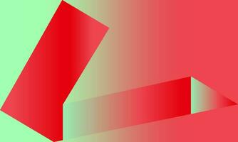 gradient abstract red background letter v shapes vector