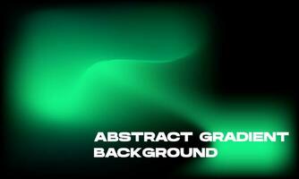 abstract gradient mesh green and black background. Vector Illustration with place for your text