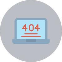 404 Error Vector Icon