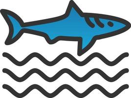 Shark Vector Icon Design