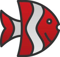 Angelfish Vector Icon Design