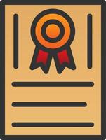 Certification Vector Icon Design
