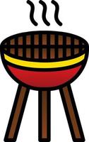 diseño de icono de vector de parrilla