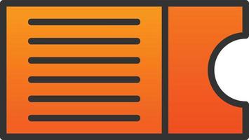 Ticket Vector Icon Design