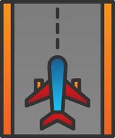 Runway Vector Icon Design