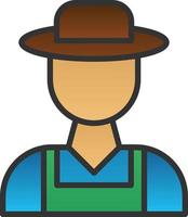 Farmer Vector Icon Design