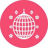 diseño de icono de vector de bola de discoteca