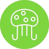 diseño de icono de vector de medusas