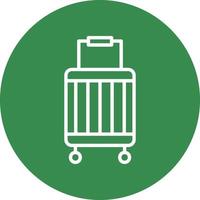 Baggage Vector Icon Design