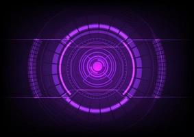 Abstract technology background with violet Hi-tech communication concept vector