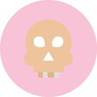 icono de vector de calavera