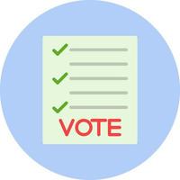 Ballot Vector Icon