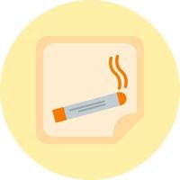 icono de vector de parche de nicotina