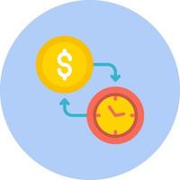 Time Is Money Vector Icon