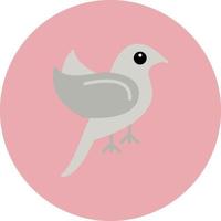 icono de vector de pájaro