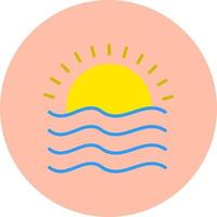 Sunset Vector Icon