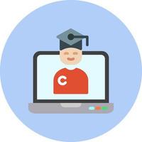 Online Class Vector Icon