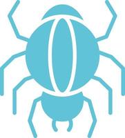 icono de vector de araña