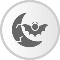 Halloween Moon Vector Icon