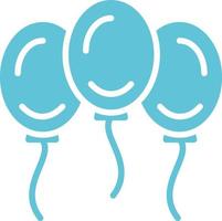 Balloons Vector Icon