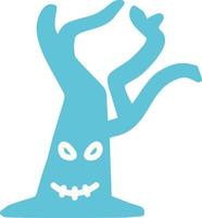 Tree Halloween. Vector Icon