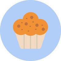 icono de vector de muffin