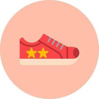 icono de vector de zapatillas