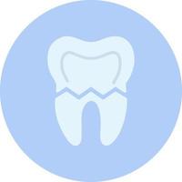 Broken Tooth Vector Icon