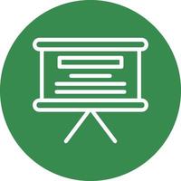 White Board Vector Icon Design