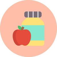 Apple Paste Vector Icon