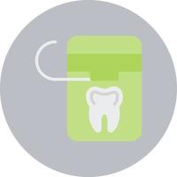 icono de vector de hilo dental