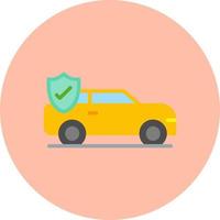 Car Insurance Vector Icon