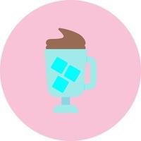 Ice Coffe Vector Icon