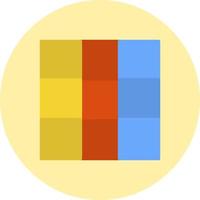 icono de vector de cubo de rubik