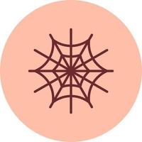 icono de vector de tela de araña