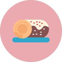 Roll Cake Vector Icon