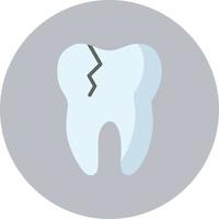 Broken Tooth Vector Icon