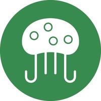 diseño de icono de vector de medusas