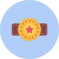 Champion Belt Vector Icon